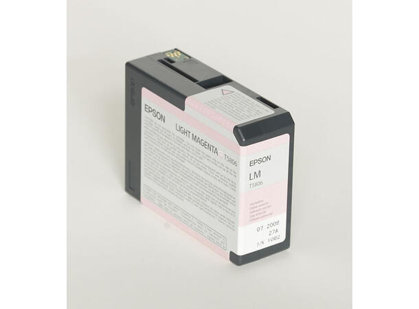 Epson T5806 Light Magenta 80 ml SP3800 Lyst magenta blekk for Epson SP 3800 